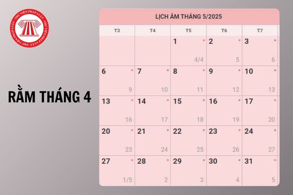 Bài cúng rằm tháng 4 truyền thống đầy đủ lễ vật