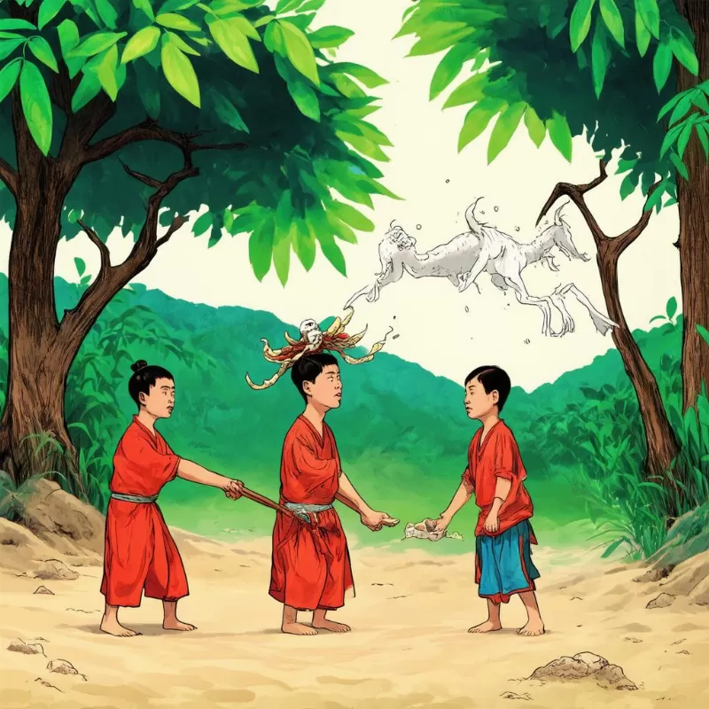 Tranh vẽ rụng răng trong truyền thuyết dân gian