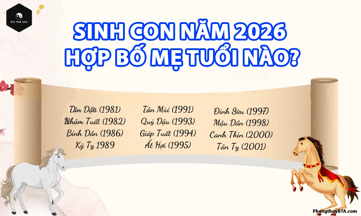 Bé gái mệnh Thổ sinh năm 2026 tên hay