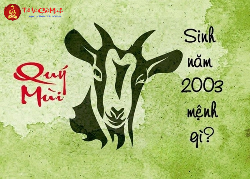Tử vi vận mệnh tuổi Quý Mùi 2003