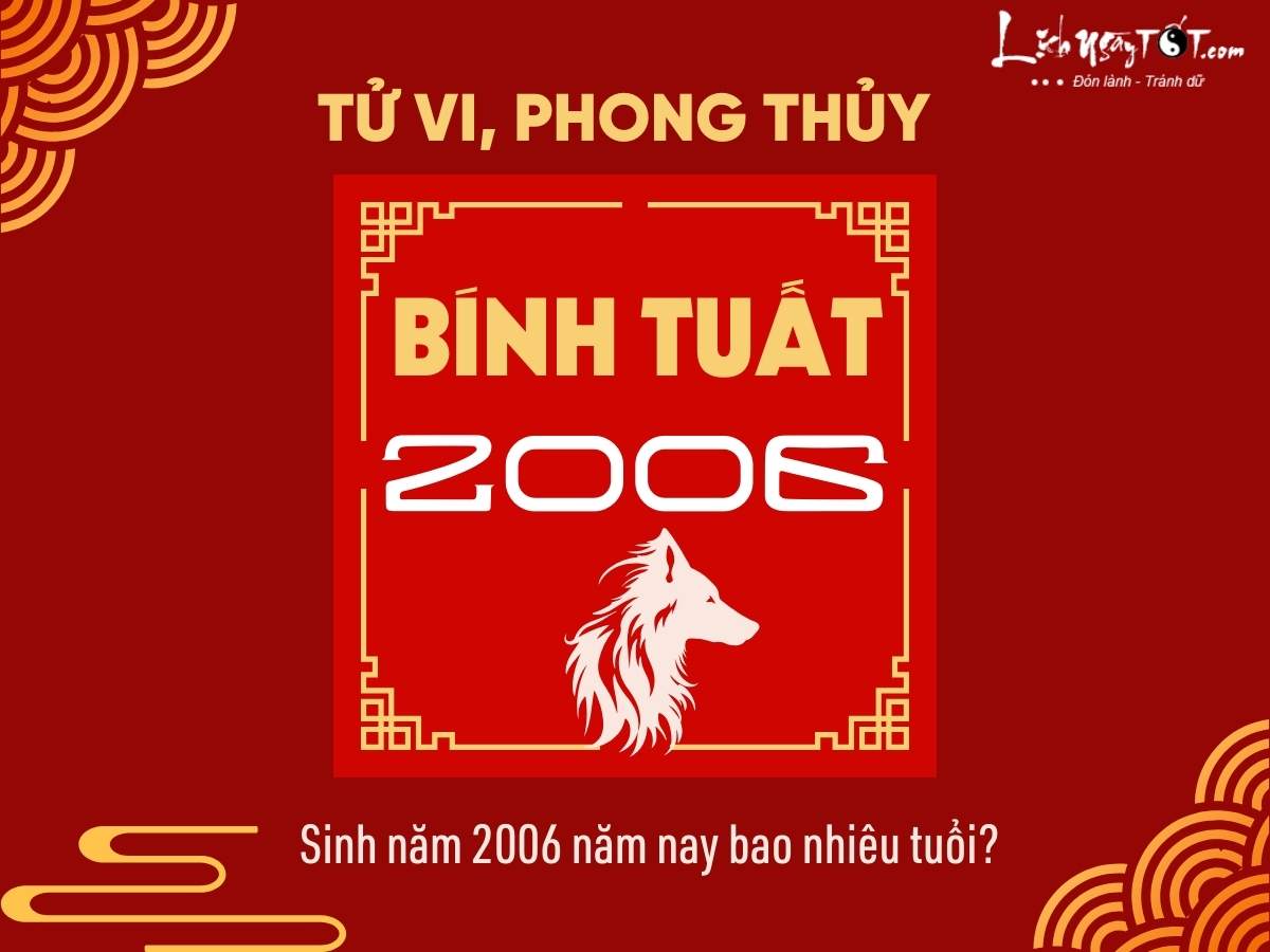 Tử vi nữ Bính Tuất 2006 năm 2025 chi tiết