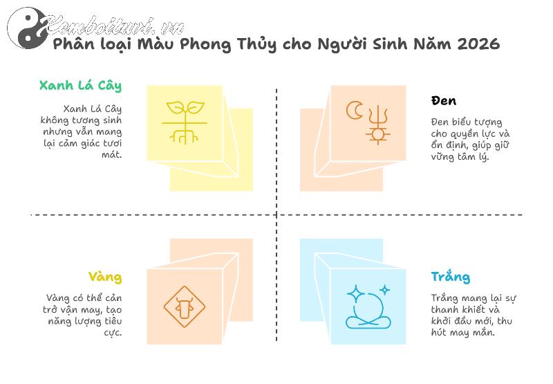 Giải mã mệnh Thổ hợp màu gì 2026: Chọn màu chuẩn để thu hút tài lộc, may mắn Màu hợp mệnh Thổ năm 2026 cho may mắn