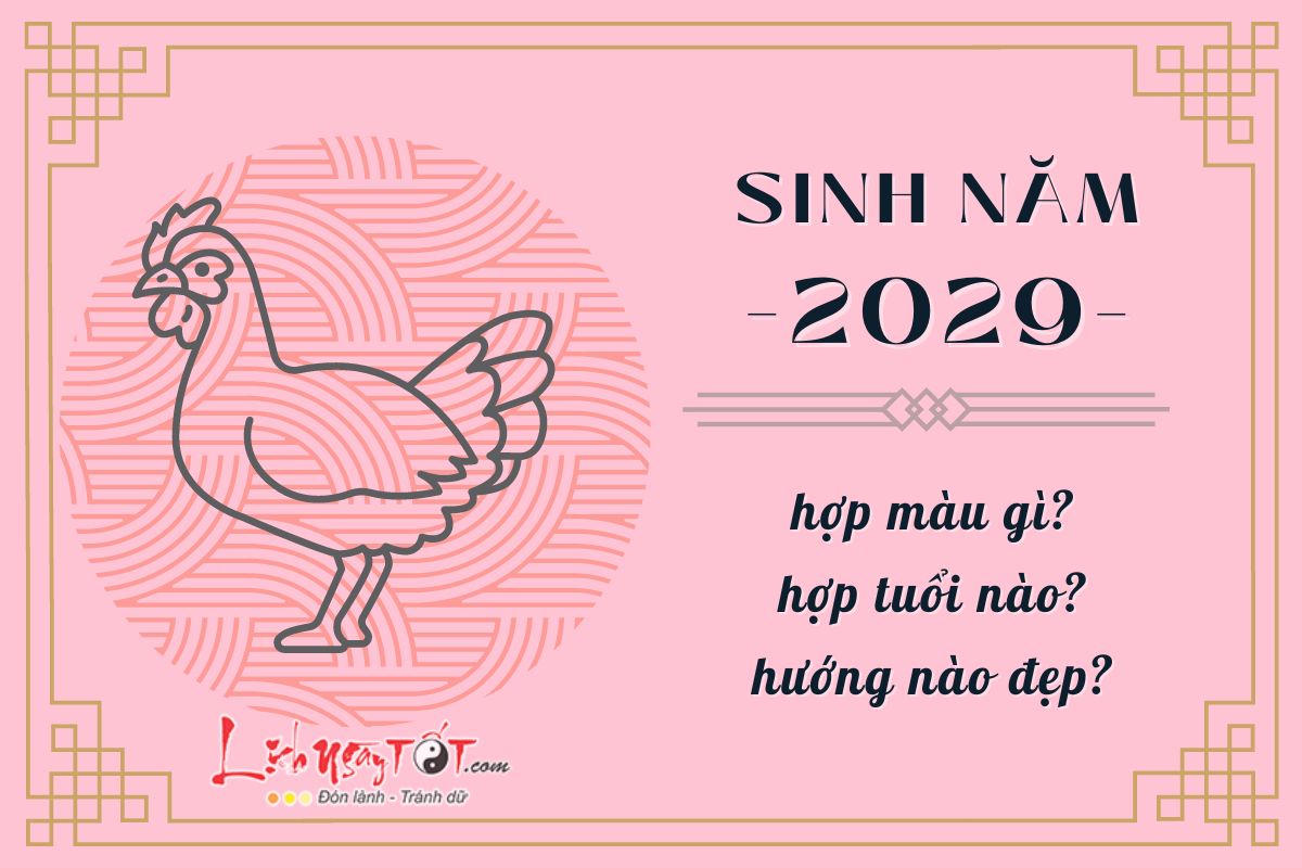 Giải đáp sinh năm 2029 mệnh gì