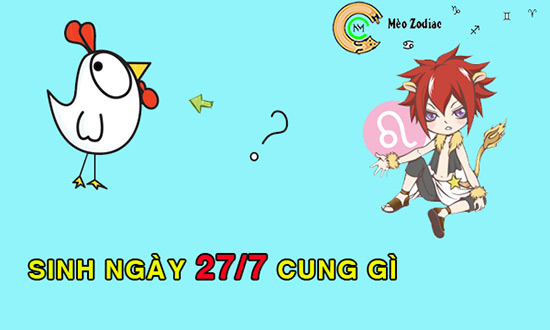 Hình minh họa người sinh ngày 27/7