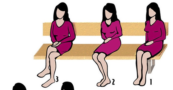 Người phụ nữ trong tư thế ngồi dự đoán