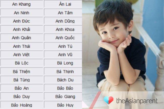 Đặt tên con trai họ Nguyễn ý nghĩa và hợp phong thủy