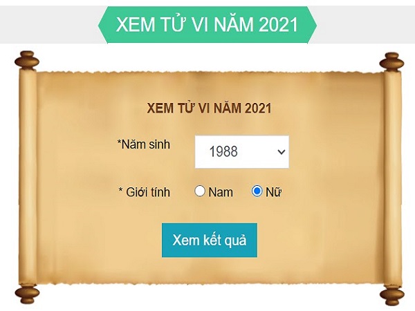 Hình ảnh xem tử vi tại chùa Khánh Anh