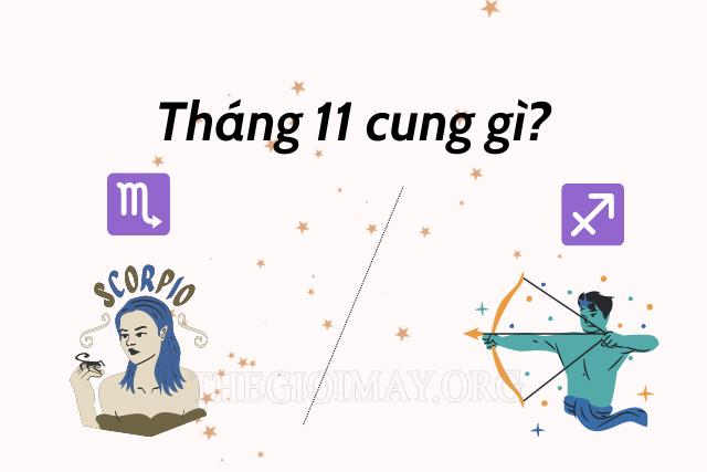 Biểu tượng cung hoàng đạo tháng 11