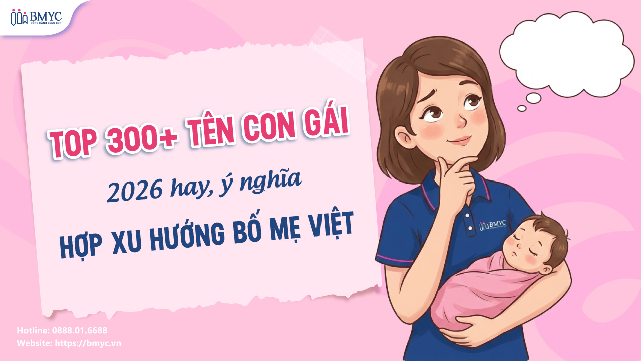 Bé gái dễ thương với tên tiếng Anh năm 2026