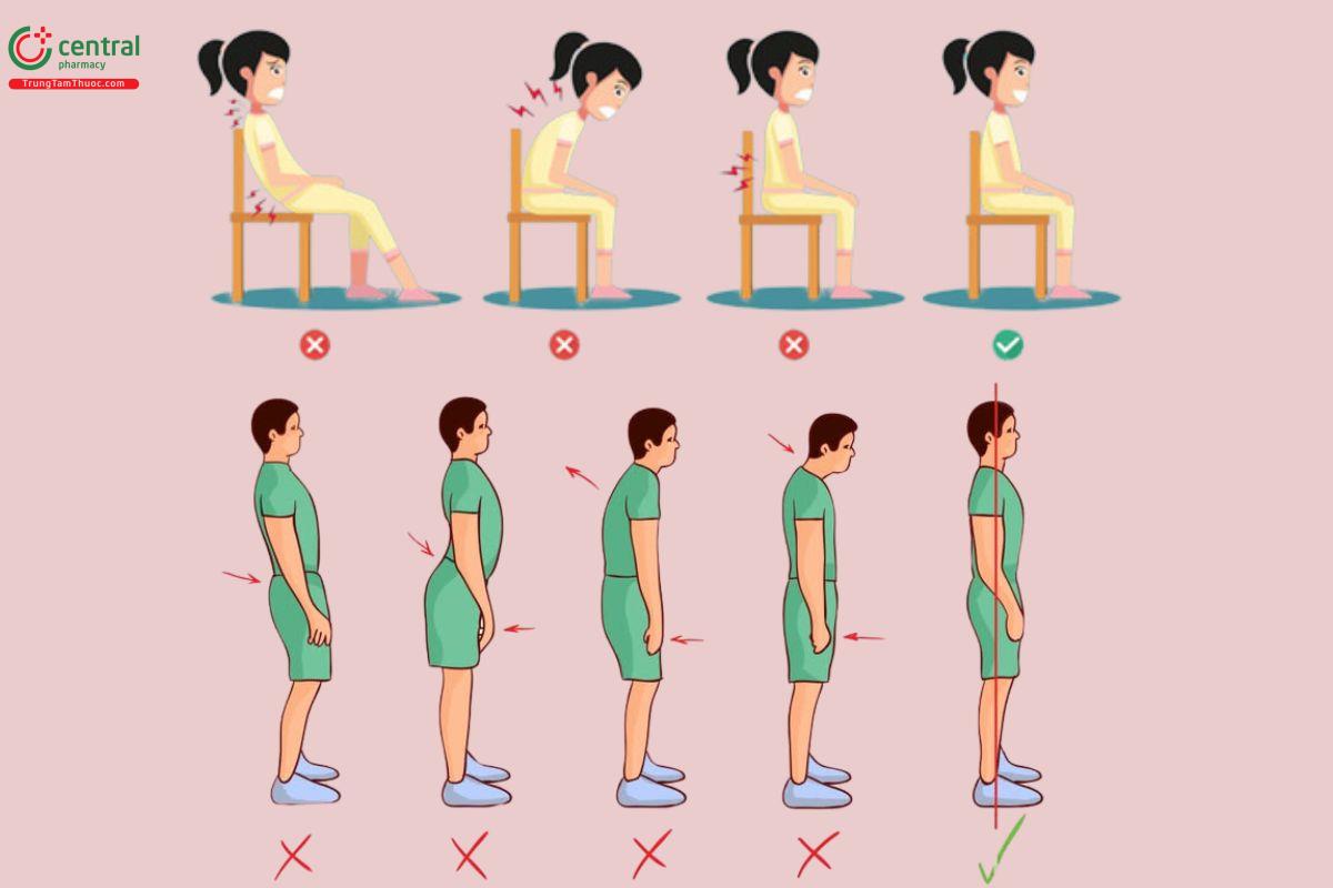 Tư thế đứng giúp tăng chiều cao