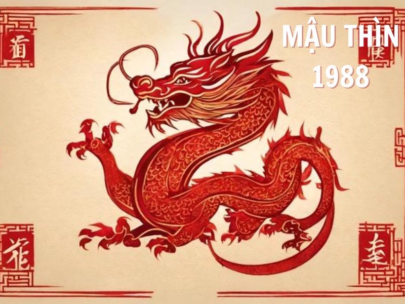 Tuổi Mậu Thìn 1988 phong thủy may mắn
