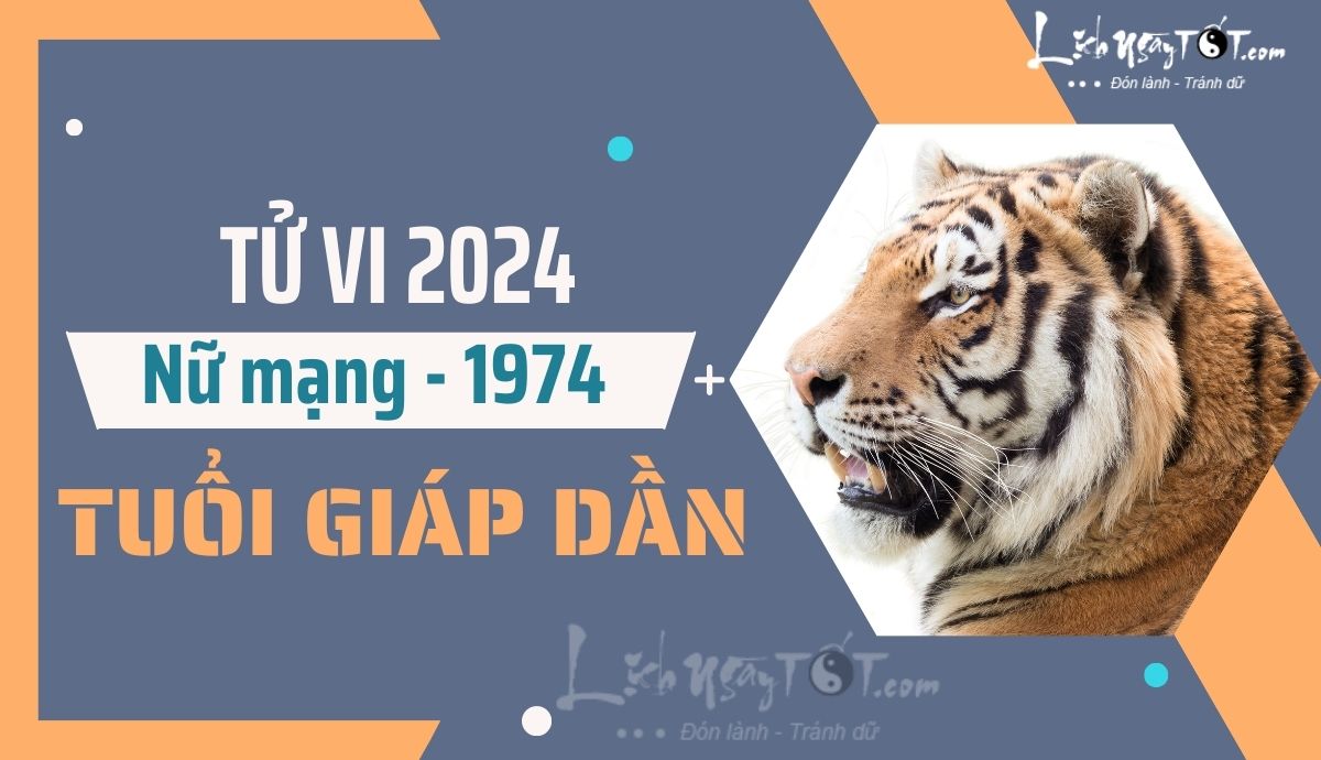 Tử vi nữ Giáp Dần 1974 năm 2026 chi tiết