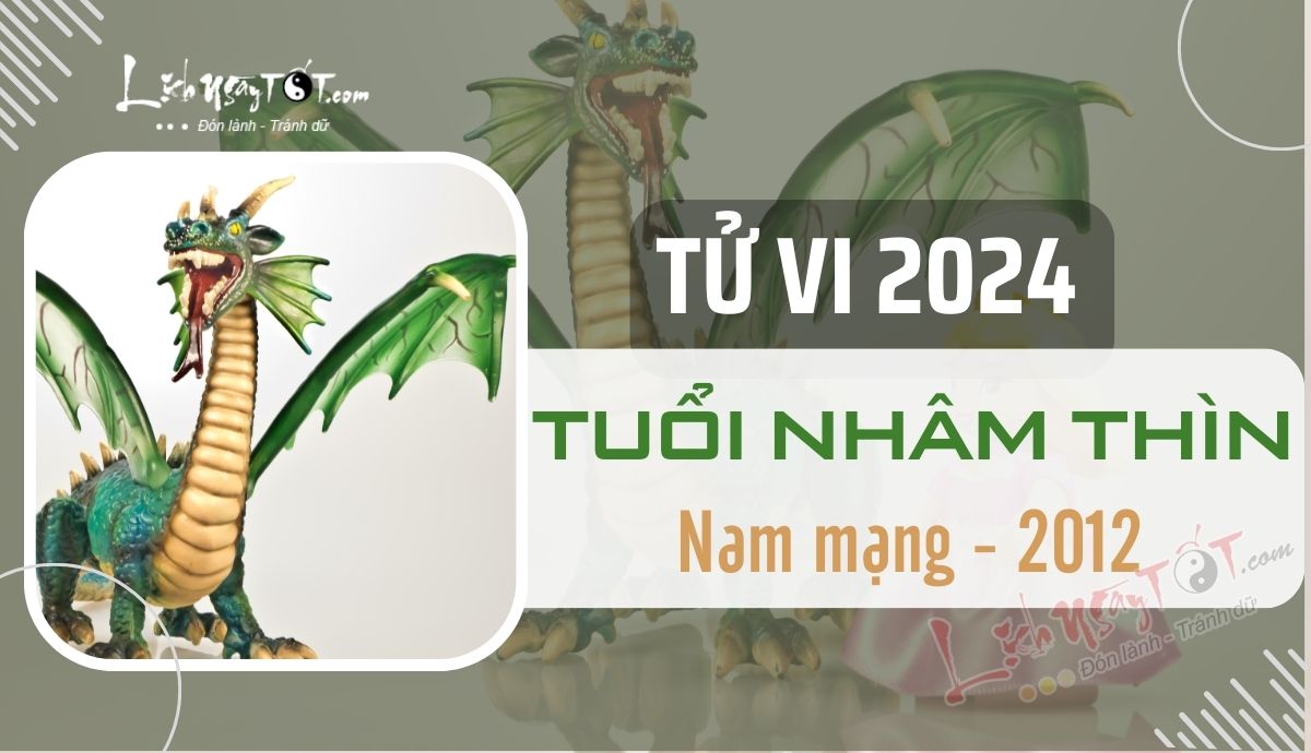 Tử vi Nhâm Thìn 2012 nam mạng năm 2026