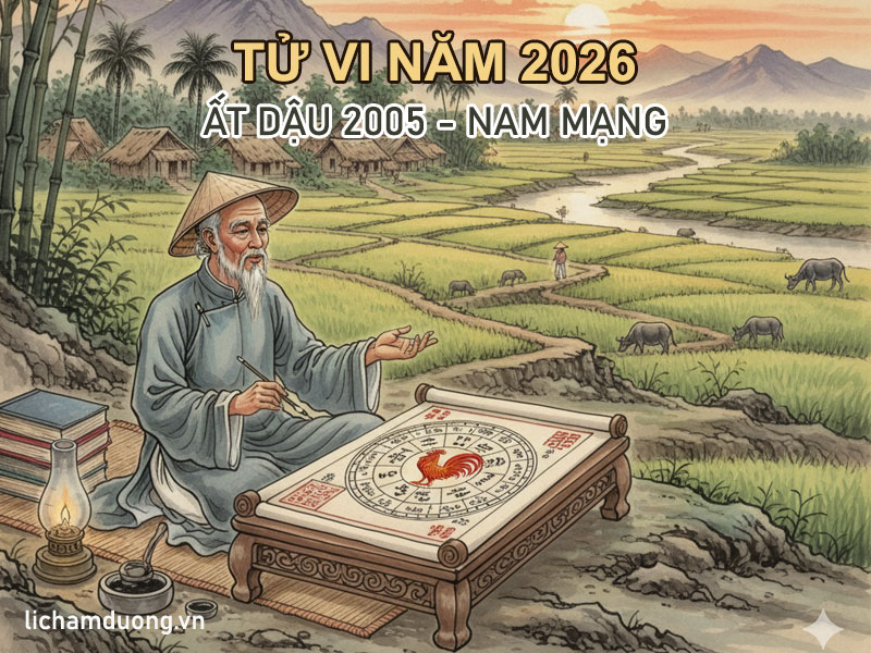 Tử vi năm 2026 cho nam Ất Dậu 2005