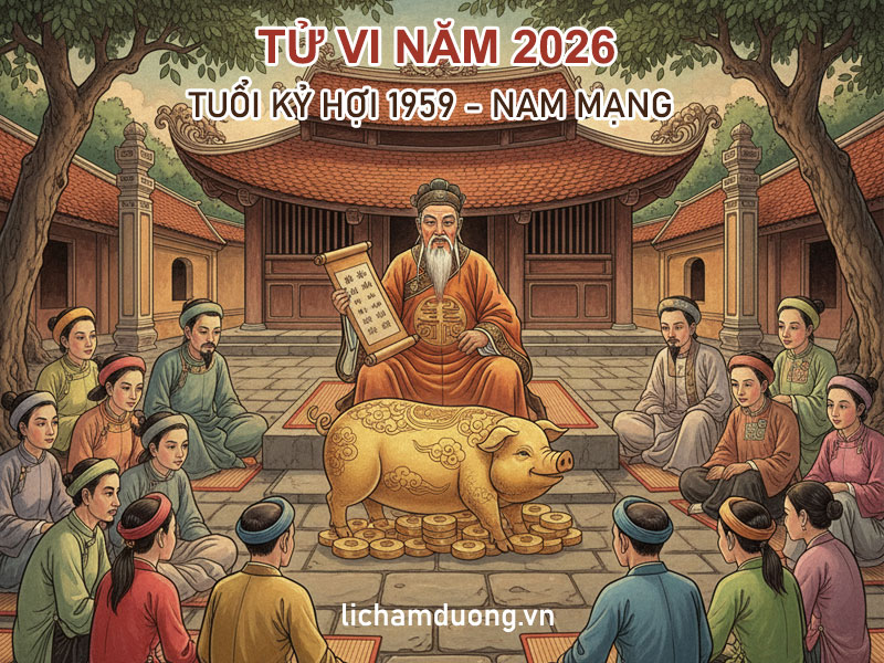 Tử vi nam Kỷ Hợi 1959 năm 2026 chi tiết