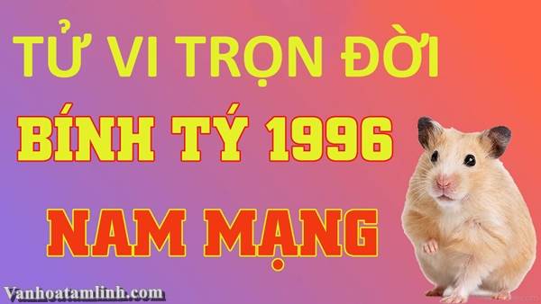 Tử vi trọn đời nam sinh năm 1996