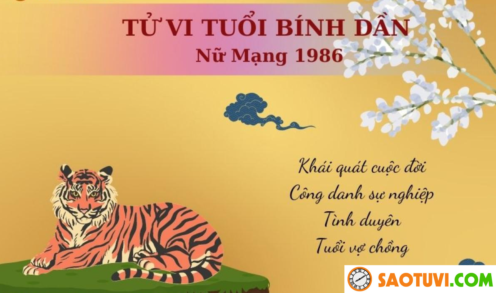 Tử vi nữ Bính Dần 1986 năm 2025 đầy đủ