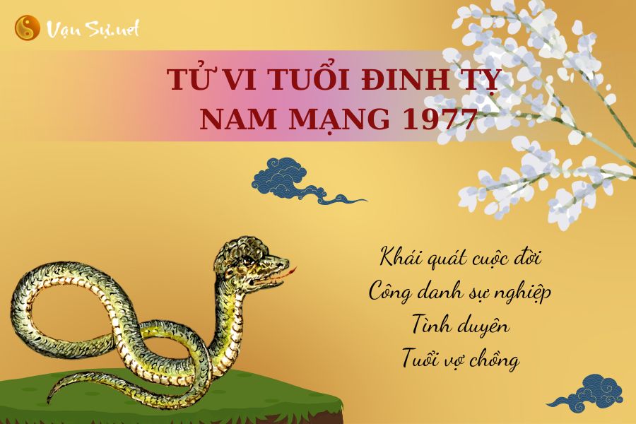 Tử vi trọn đời nam Đinh Tỵ 1977