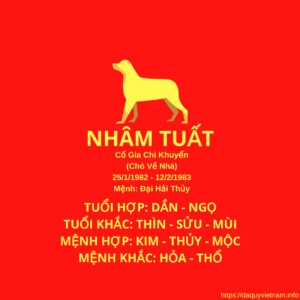 Tổng quan vận mệnh Nhâm Tuất 1982