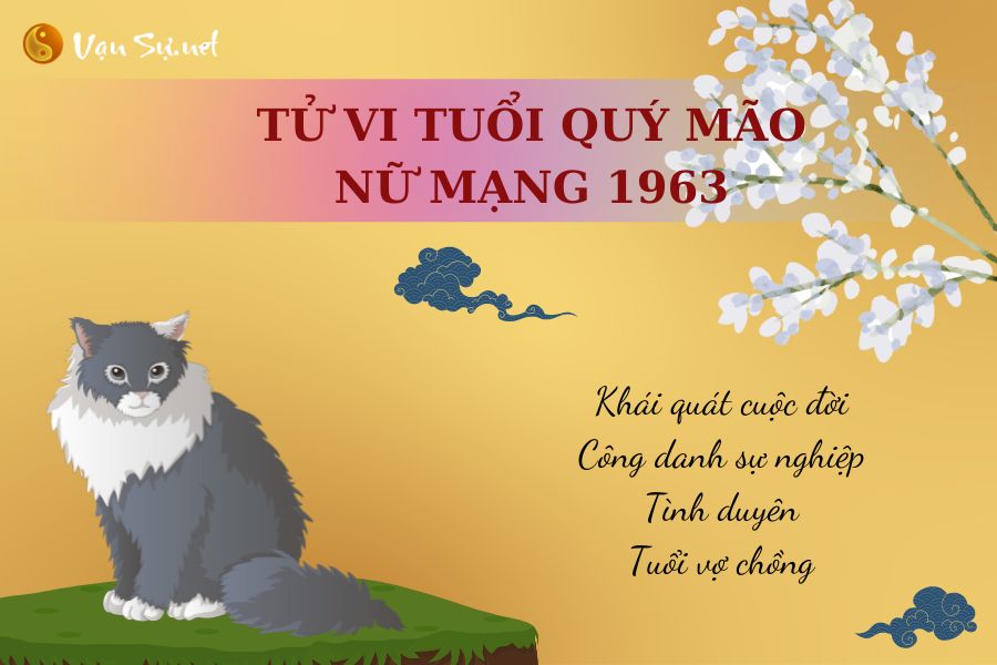 Thông tin tử vi tuổi Quý Mão 1963