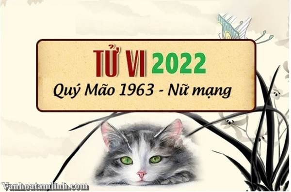 Tử vi nữ Quý Mão 1963 năm 2026 chi tiết