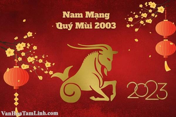 Tử vi nam Quý Mùi 2003 năm 2023