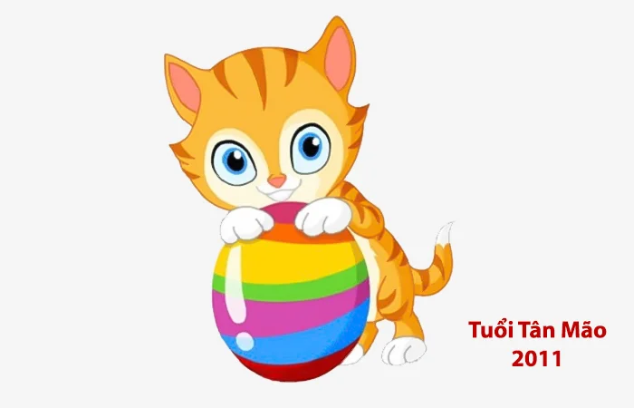 Bé sinh năm Tân Mão 2011 vui vẻ hạnh phúc