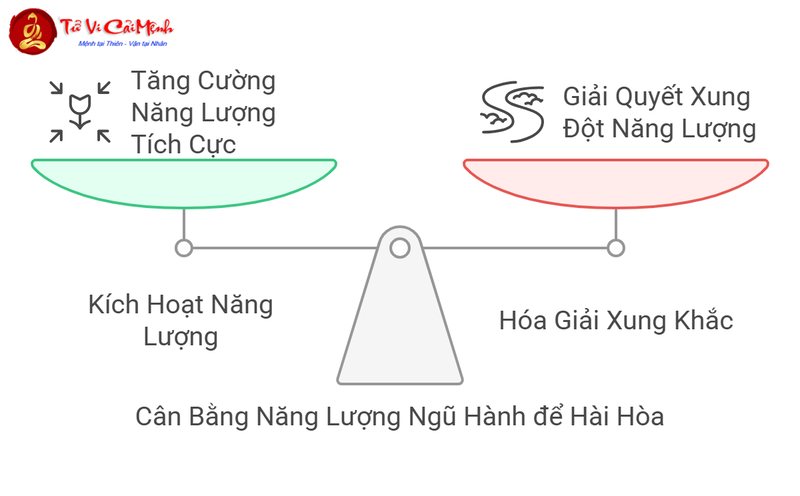 Cân bằng ngũ hành giúp hài hòa không gian sống