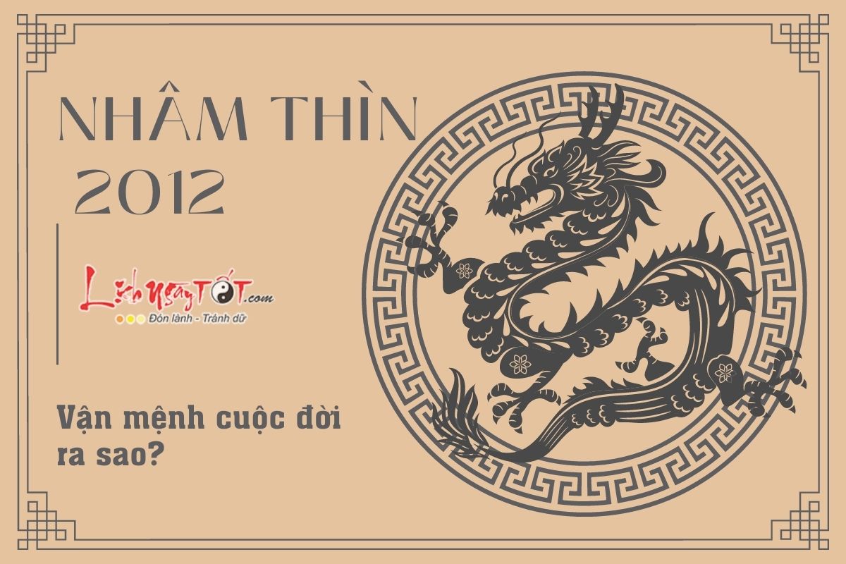 Vận mệnh người sinh năm 2012