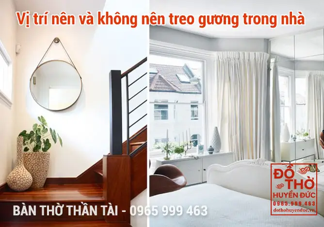 Những điều kiêng kỵ khi đặt gương trong nhà