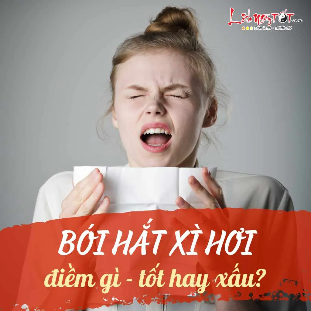 Bói hắt xì hơi theo ngày giờ