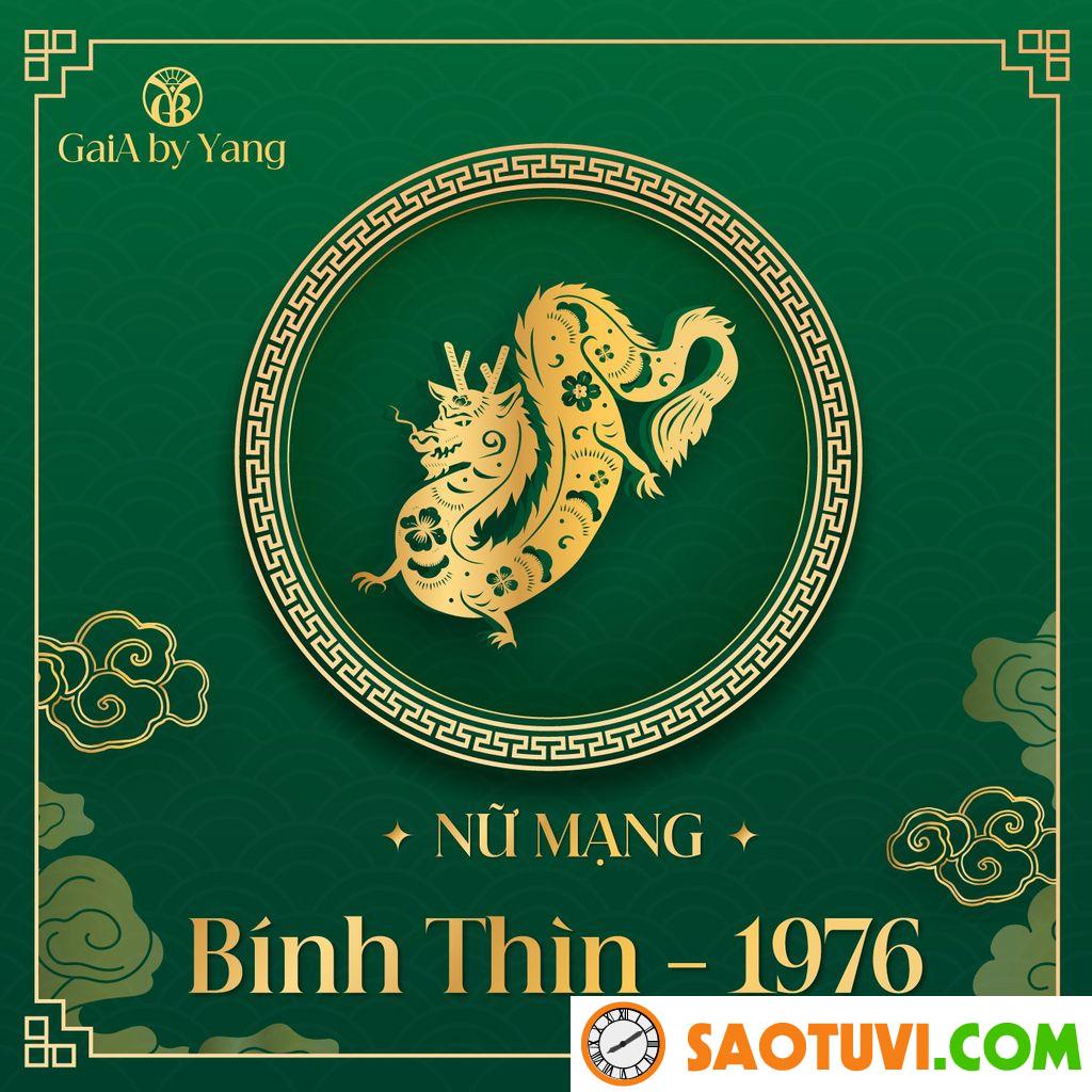 Tử vi nữ Bính Thìn 1976 năm 2025 chi tiết