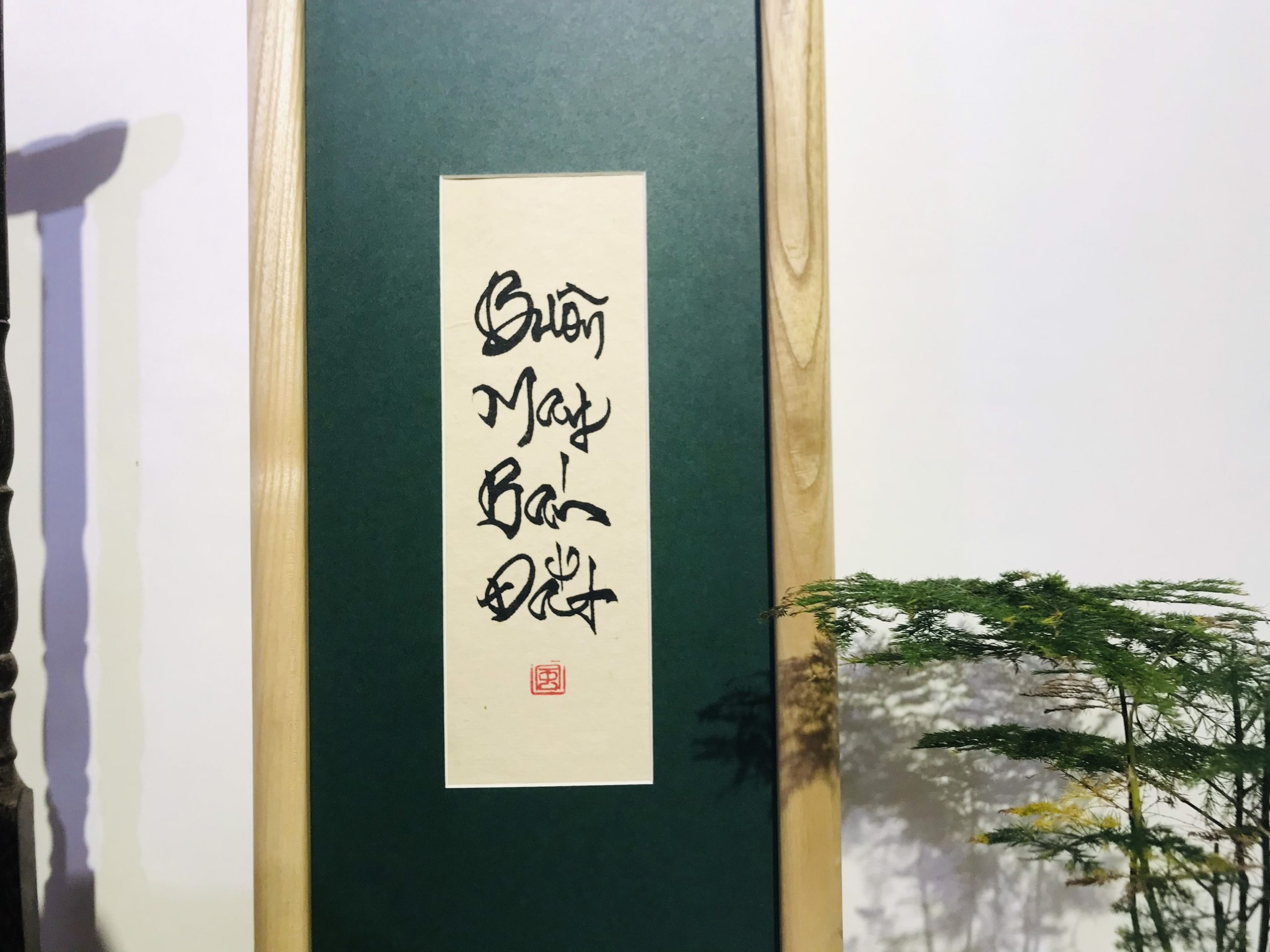 Mâm cúng cầu buôn may bán đắt tại cửa hàng