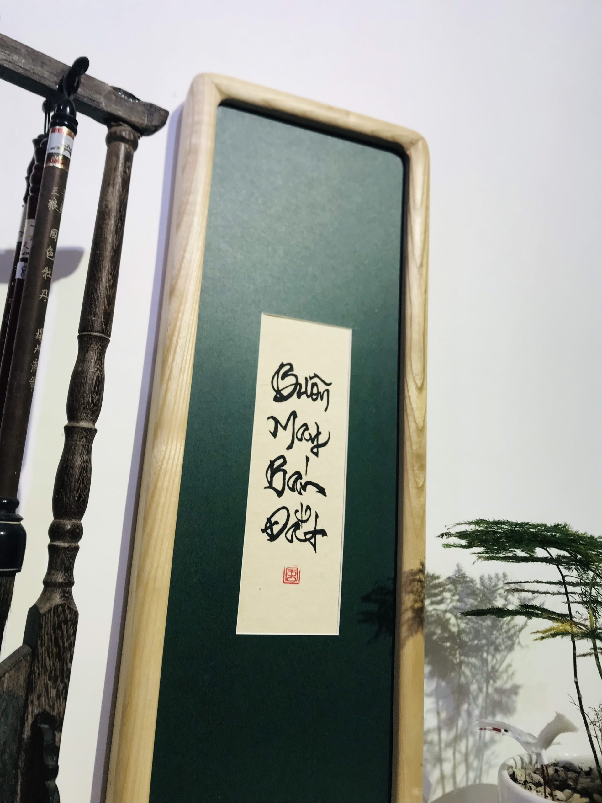 Mâm cúng cầu buôn may bán đắt tại cửa hàng