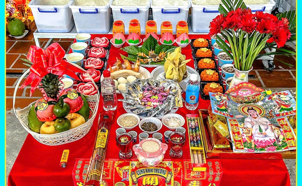 Lễ cúng khai trương mở cửa hàng mới trang trọng